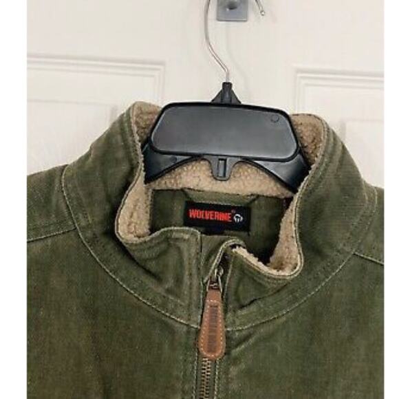 Wolverine Fleece Lined Green Vest - Large - Picture 2 of 3
